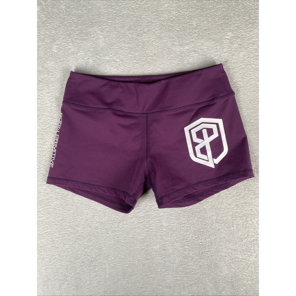 Born Primitive Double Take Booty Biker Gym Shorts Women's Medium Purple